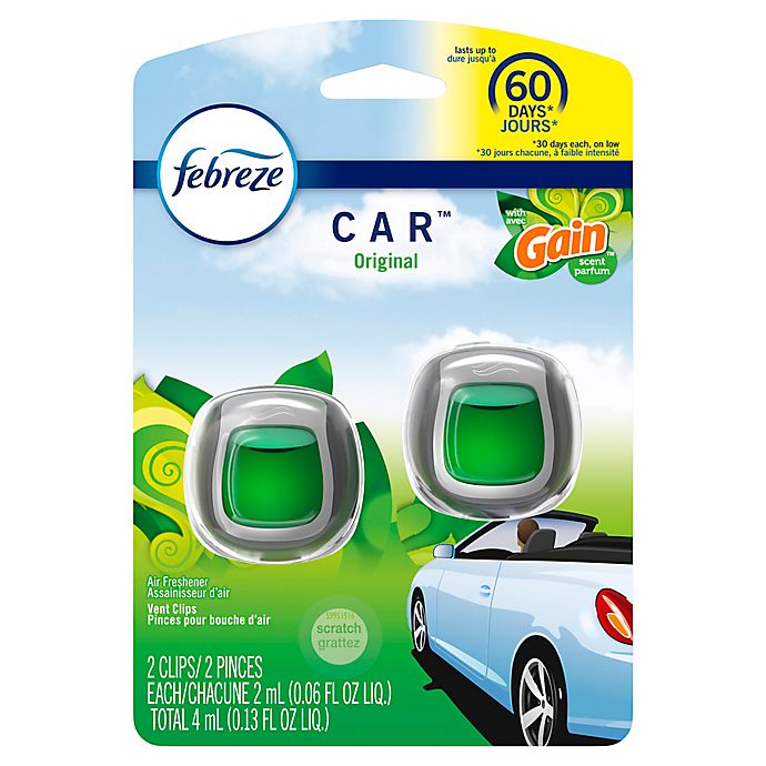 Febreze® 2-Count Car Vent Clip in Gain