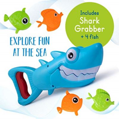 shark grabber bath toy