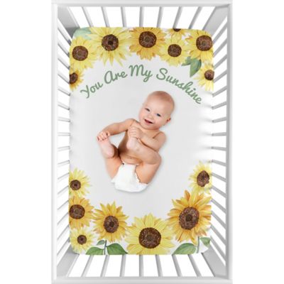 sunflower crib bedding
