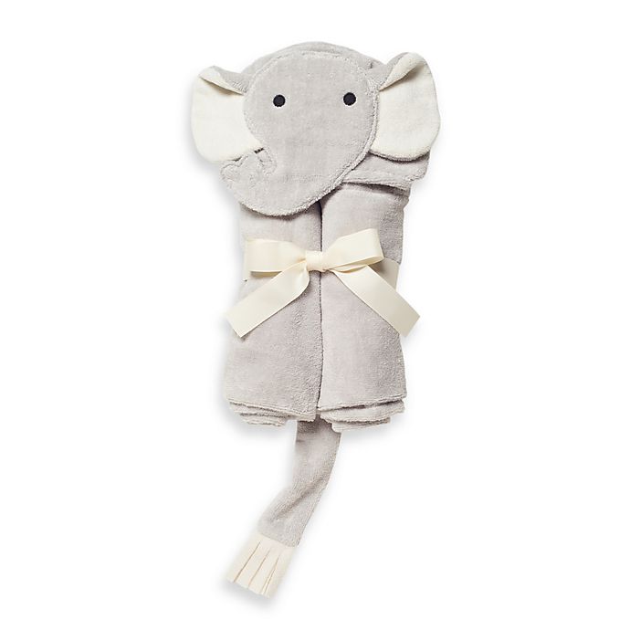 Elegant Baby® Elephant Bath Wrap Towel in Grey