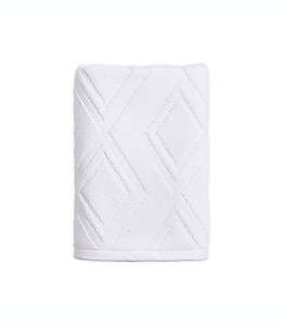 Toalla de medio baño de algodón  Peri Home Diamond color blanco