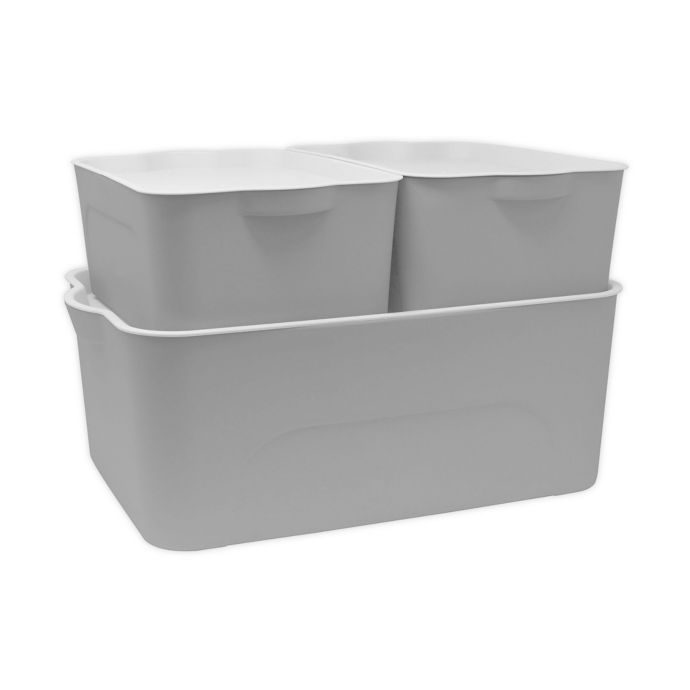 Plastic Storage Bins Lids Stackable Online Purchase, 69% OFF | sojade