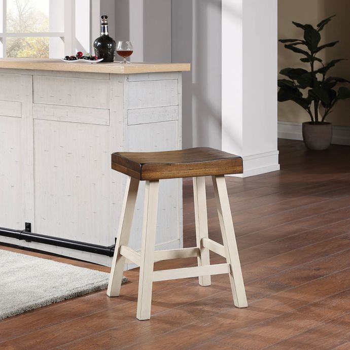 Bee & Willow™ Saddle Bar Stool Bed Bath & Beyond