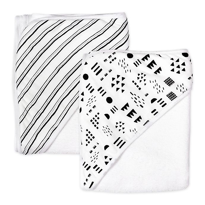 The Honest Company® 2-Pack Pattern Play Hooded Towels