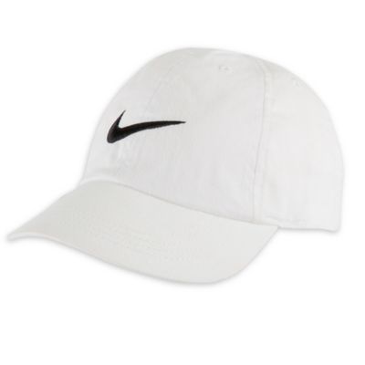 nike swoosh cap white