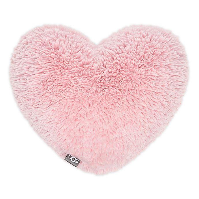 UGG® Trixie Heart Plush Throw Pillow
