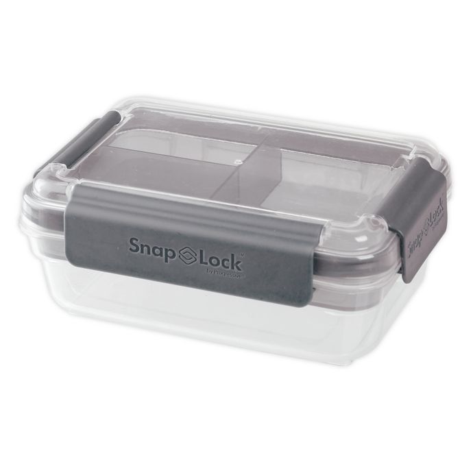 Progressive Snaplock 4-Cup Bento-To-Go Container in Grey