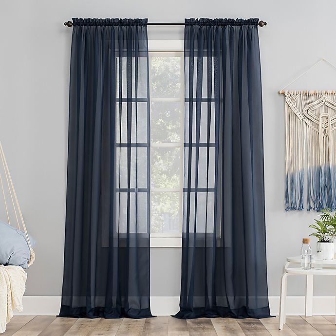 No.918® Emily 95-Inch  Curtain Panel in Navy (Single)