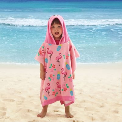 childs hooded beach towel