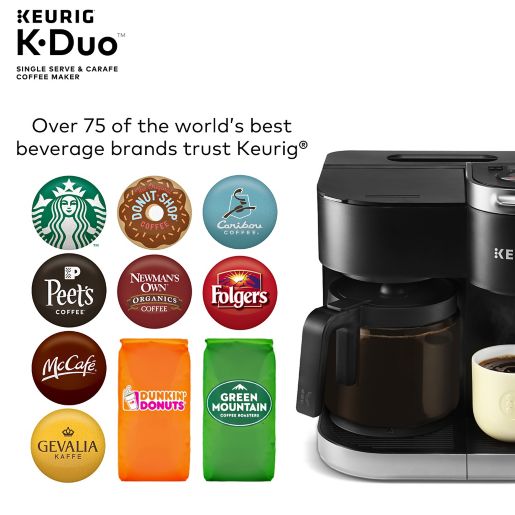 Keurig K Duo Single Serve Carafe Coffee Maker In Black Bed Bath Beyond