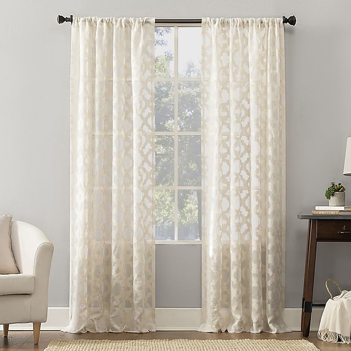 No.918® Yvette Rod Pocket Window Curtain Panel (Single)