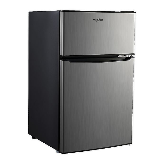 Whirlpool® 3.1 cu. ft. Stainless Steel Dual Door Refrigerator