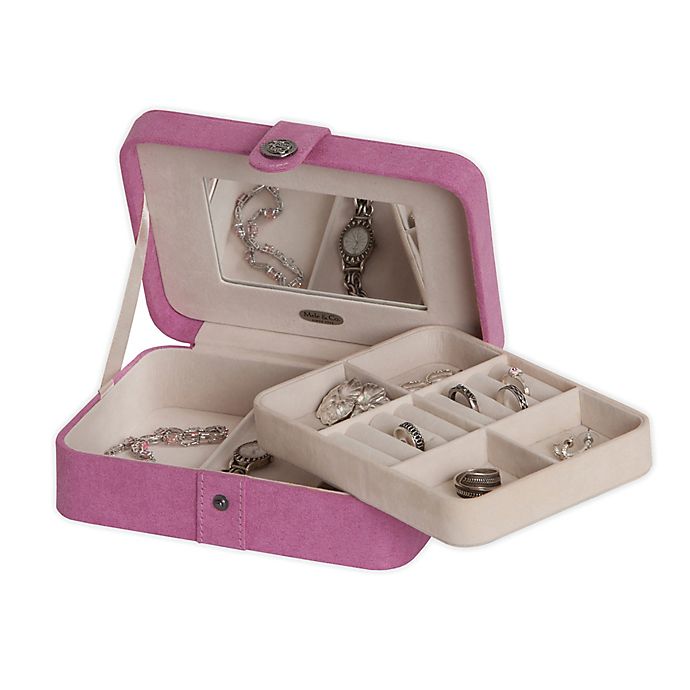 Mele & Co. Giana Jewelry Box in Pink