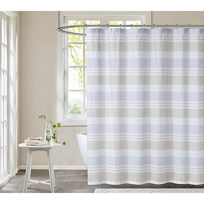 Cottage Classics® Spa Stripe Shower Curtain