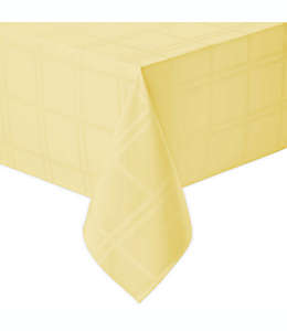 Mantel liso rectangular de poliéster Wamsutta® de 1.52 x 2.59 m color amarillo canario