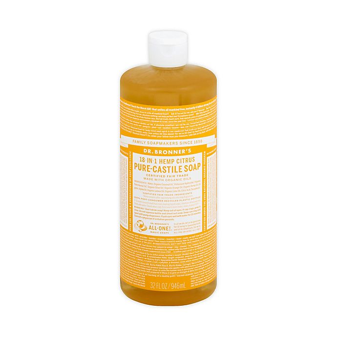 Dr. Bronner's 32 oz. 18-In-1 Hemp Citrus Pure-Castile Liquid Soap