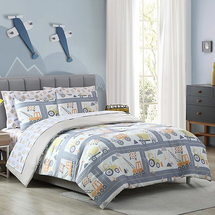 Kute Kids Construction Bedding Collection