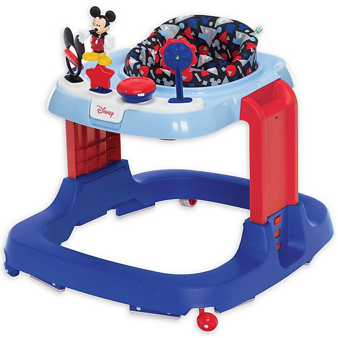 Safety 1st® Disney Baby® Mickey Mouse Ready, Set, Walk! DX Developmental Walker in Red/Blue