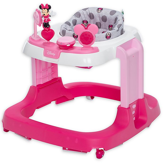 Safety 1st® Disney Baby® Minnie Mouse Ready, Set, Walk! DX Developmental Walker in Pink/Grey