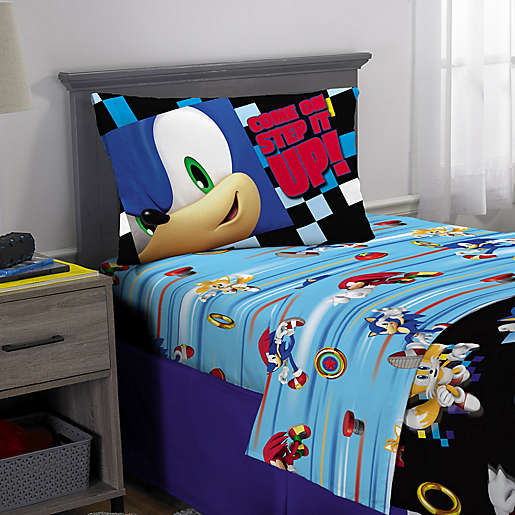 Sonic The Hedgehog Bed In A Bag, Sonic The Hedgehog Twin Bed Sheets