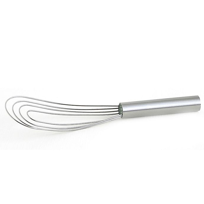 Stainless Steel 10-Inch Flat/Roux Whisk