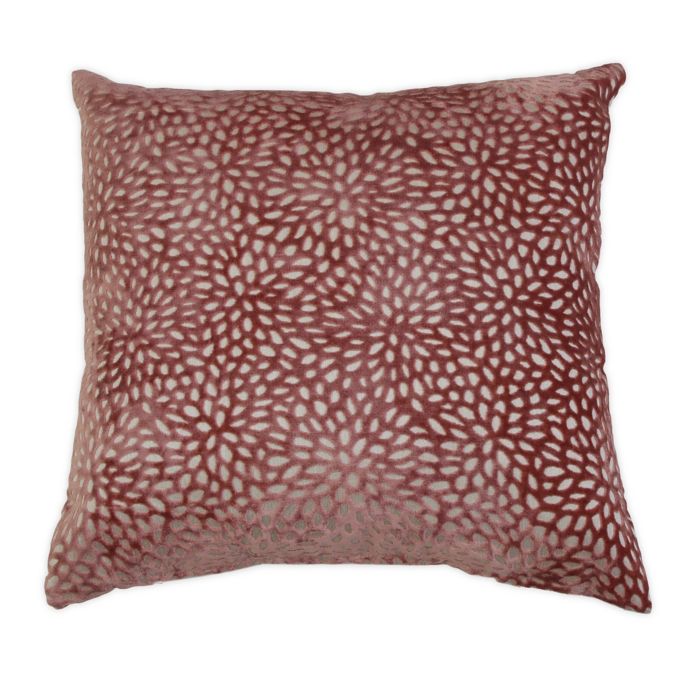 Thro by Marlo Lorenz Evie Cut Velvet Square Throw Pillow Bed Bath