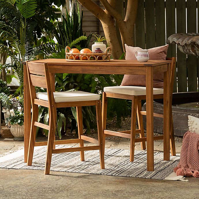 Forest Gate Olympus Acacia Wood Outdoor Furniture Collection Bed Bath Beyond - Is Acacia Wood Good For Garden Furniture