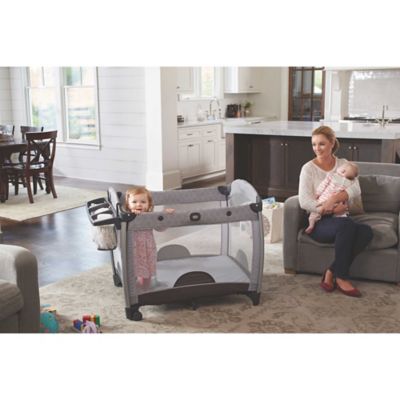 graco pack and play quick connect portable bouncer with bassinet