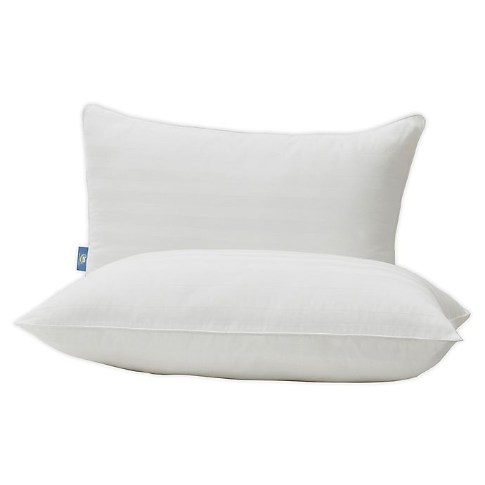 2 Pack for sale online Soft Cotton Cover Serta Sleeper Queen Size Bed Pillows 