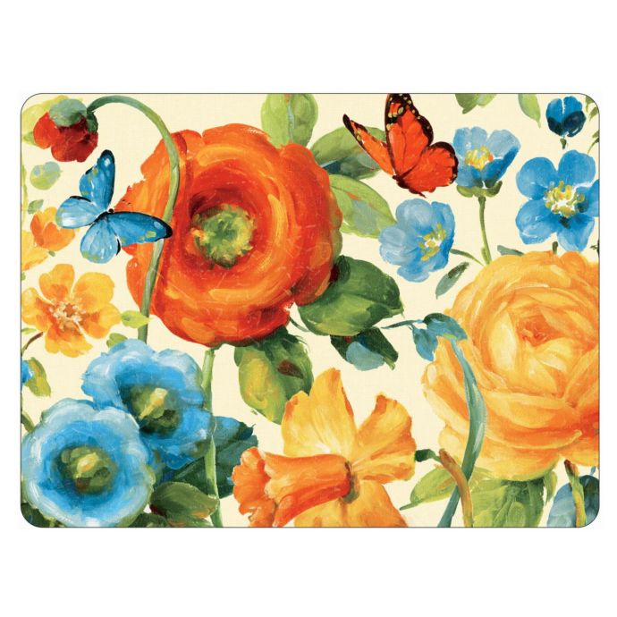 Floral Brights Hardboard Placemat (Set of 2) Bed Bath & Beyond
