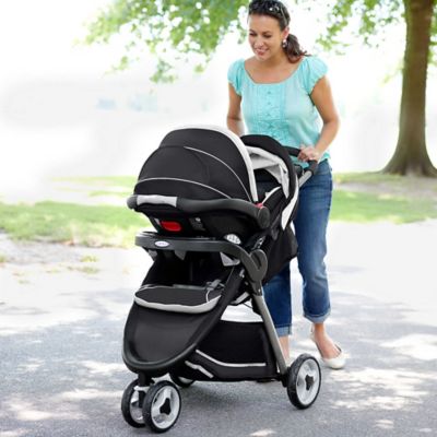 graco fastaction fold jogger click connect travel system gotham
