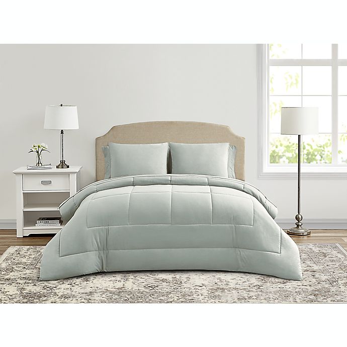 Leigh Washed 7 Piece Comforter Set, Queen Comforters Bed Bath And Beyond