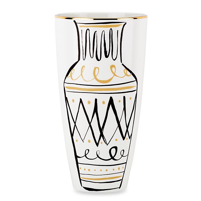 kate spade new york Daisy Place™ 9-Inch Chinoiserie Doodle Vase