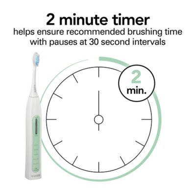 brightline sonic rechargeable toothbrush