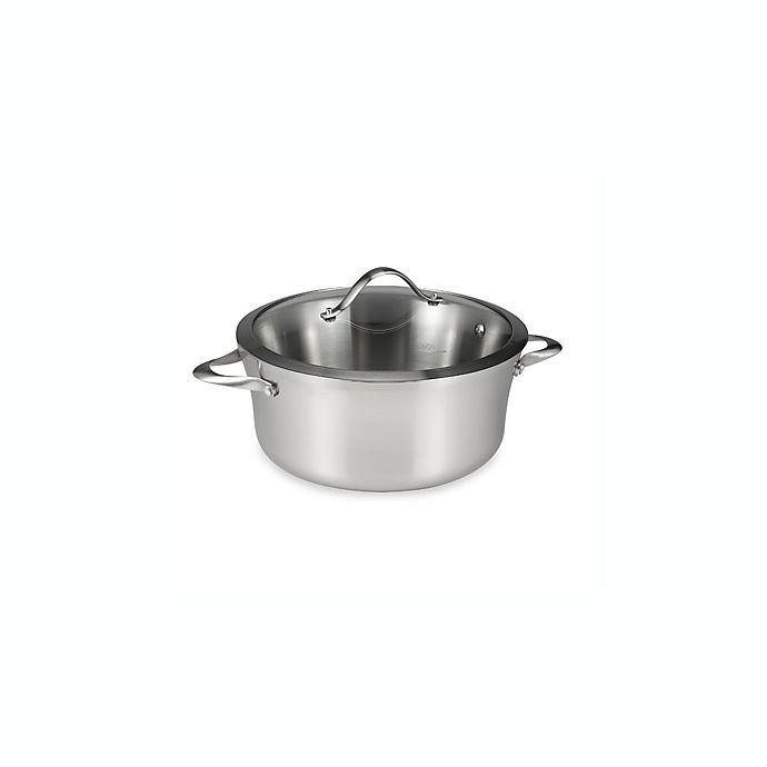 Calphalon® Contemporary Stainless Steel 6.5-Quart Soup Pot & Cover