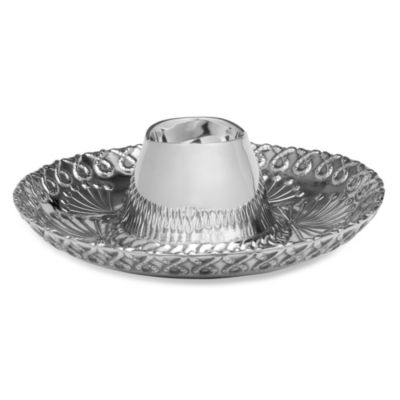 wilton armetale river rock chip and dip servewar