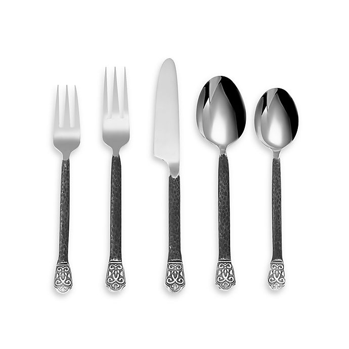 Gourmet Settings AVALON Stainless Hammered GS 18/10 Flatware CHOICE Silverware 