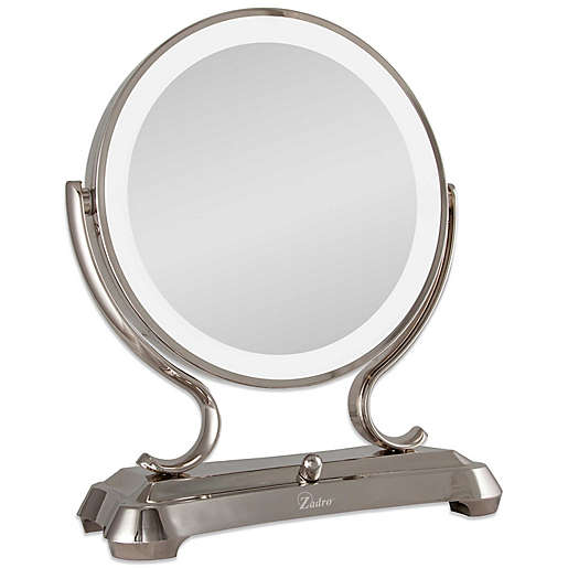 Zadro 1x 5x Magnifying Oversized, Oval Makeup Mirror With Lights