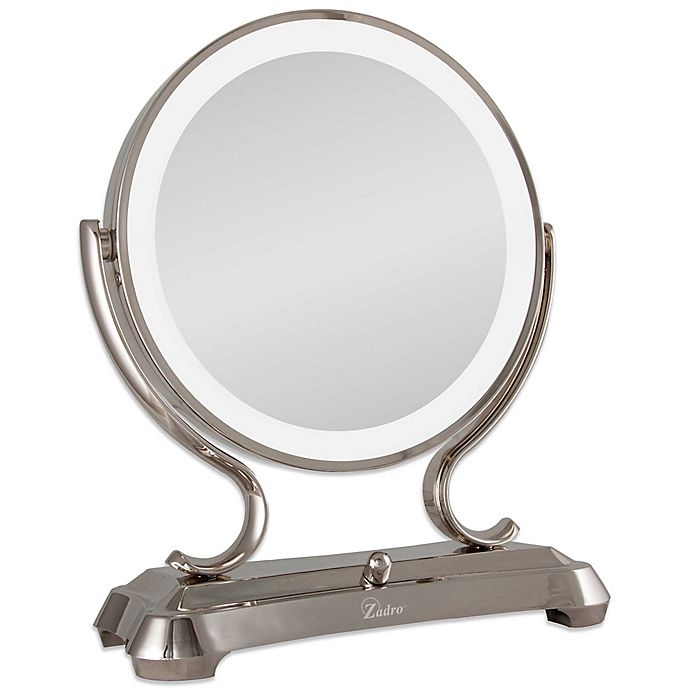 Zadro® 1x/5x Magnifying Oversized Fluorescent Lighted Glamour Vanity Mirror