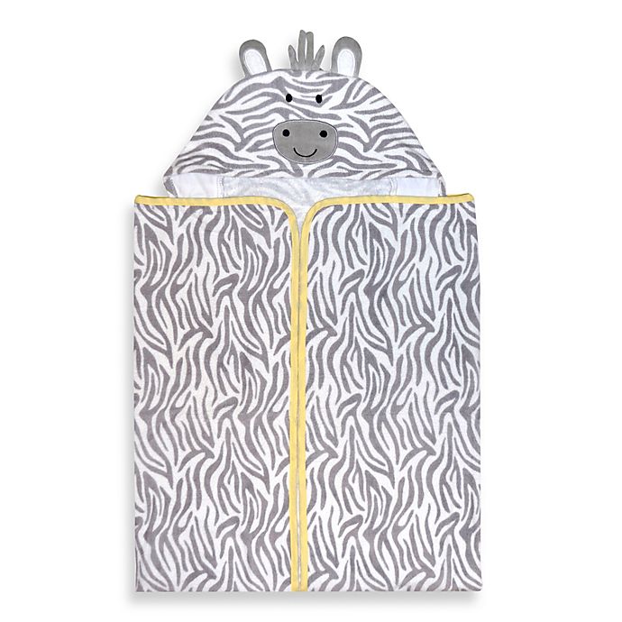 Just Born® Welcome to the Circus Hooded Bath Wrap in Neutral