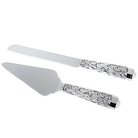 Ivy Lane Design Elegant Vine 2 Piece Cake Knife and Ivy Lane Design Elegant Vine 2 Piece Cake Knife and