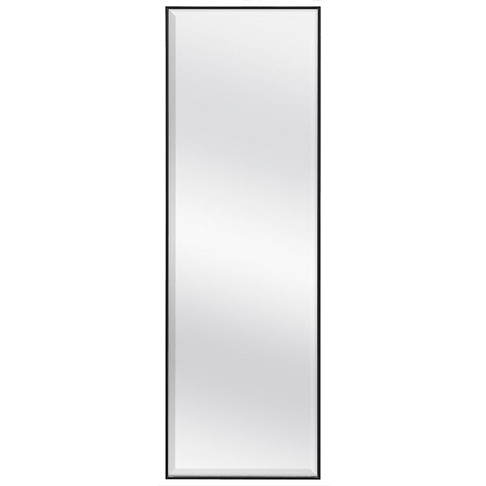 MCS Cheval 59.5-Inch x 19.5-Inch Rectangular Floor Mirror in Black