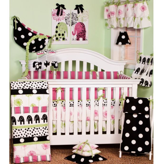 Cotton Tale Designs Hottsie Dottsie 7Piece Crib Bedding Set Bed Bath