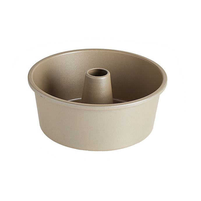 Our Table™ 10-Inch Textured Fluted Tube Cake Pan in Beige