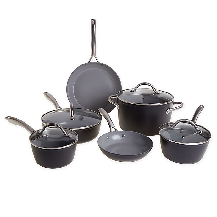 Our Table™ Forged Aluminum Ceramic Nonstick 10-Piece Cookware Set