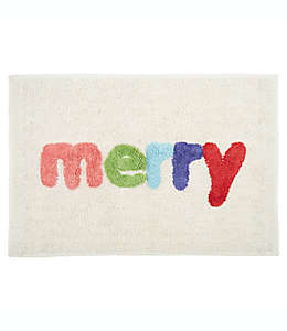 Tapete para baño de algodón H for Happy™ Merry de 50.8 x 76.2 cm
