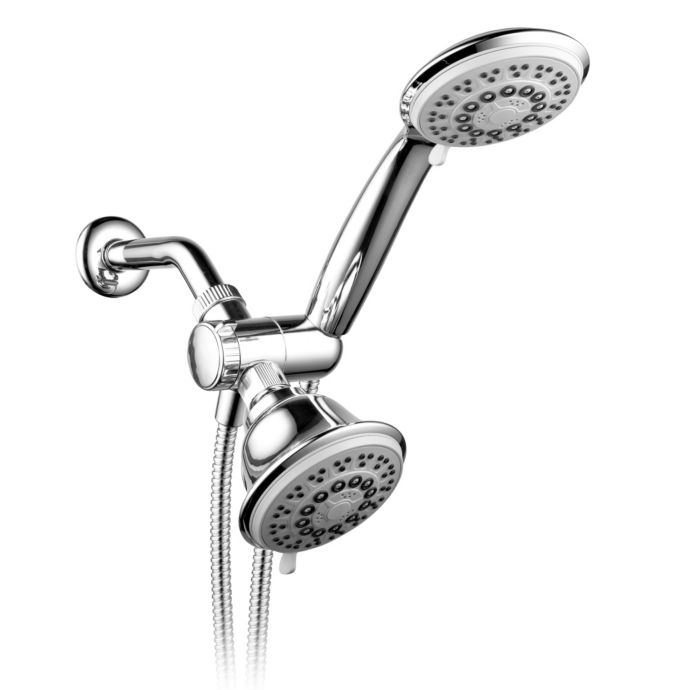 Handheld Shower Combo w/ ON/OFF Pause Switch HotelSpa® 42-Setting Shower Head 