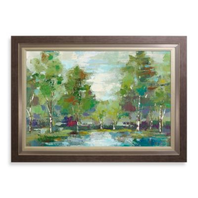 Forest at Dawn 31-Inch x 43-Inch Wall Art - Bed Bath & Beyond