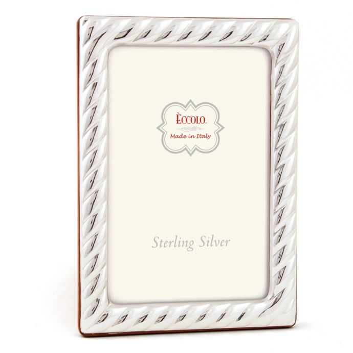 Eccolo™ Swirl Sterling Silver Frames | Bed Bath & Beyond