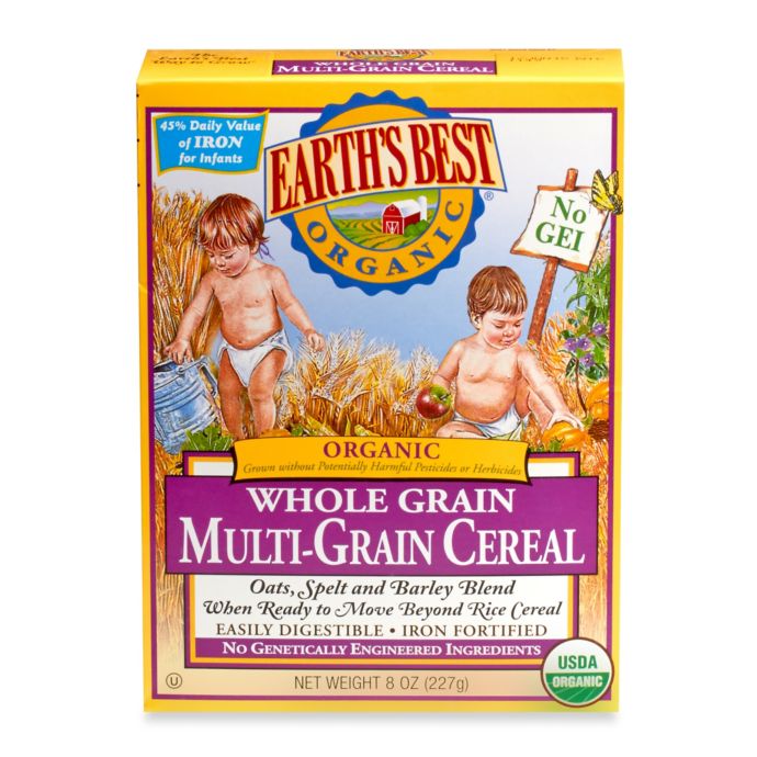 Earth S Best Organic 8 Oz Whole Grain Multi Grain Cereal Buybuy Baby